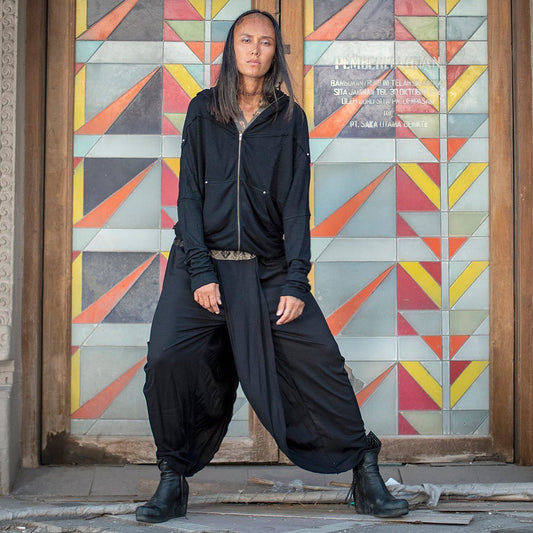 UNI Hooded Jacket In Black
