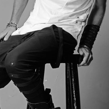 Slashed Sleeveless Hooded Tee In Off-White