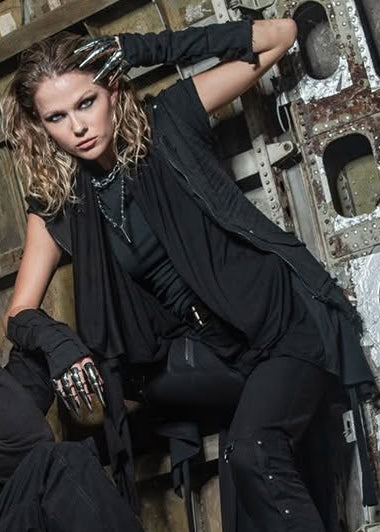PATCHWORK Gloves In Black