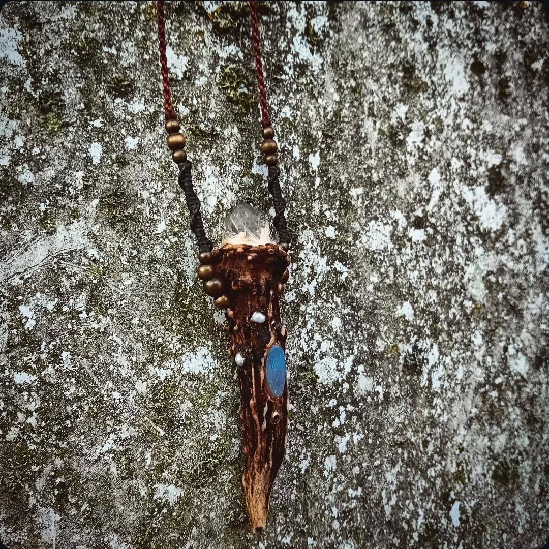 Mystic Deer Horn Necklace