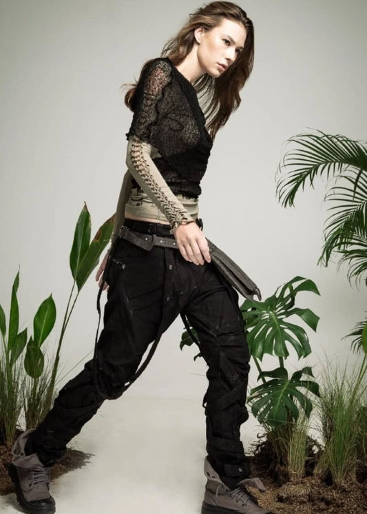 OTTOMAN UNISEX Pants In Black