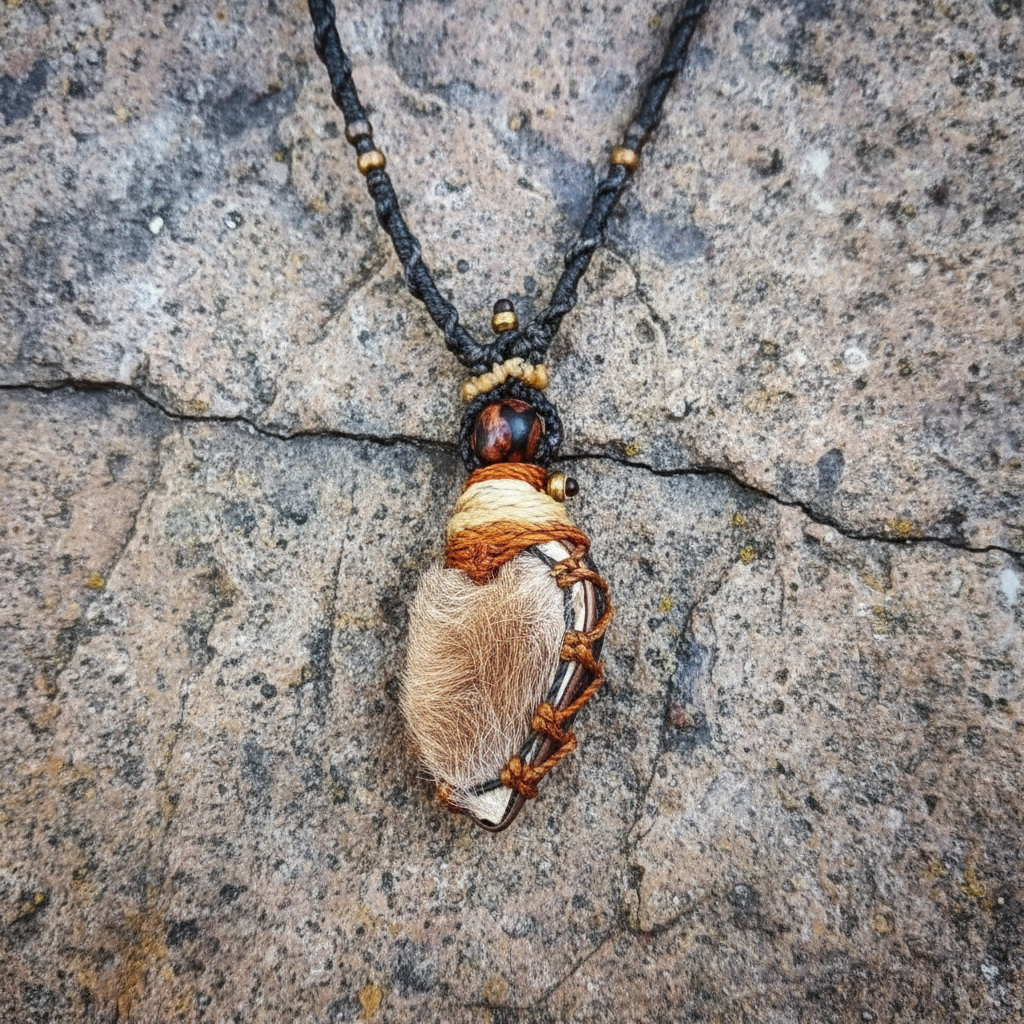Labradorite & Tibetan Agate Necklace