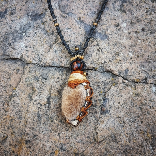 Labradorite & Tibetan Agate Necklace