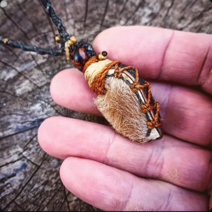 Labradorite & Tibetan Agate Necklace