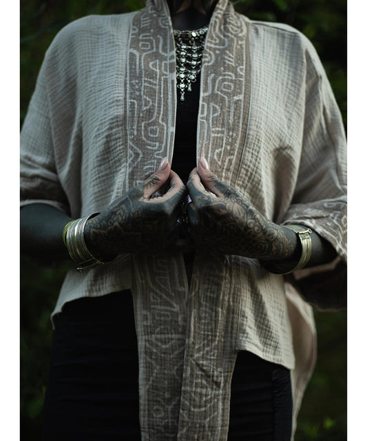 ZORI Short Kimono In Shell