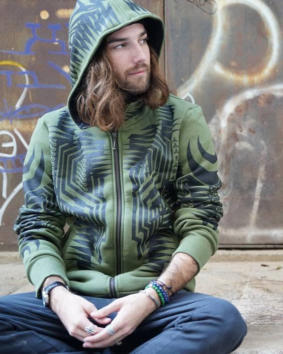 JETT Hooded Jacket In Green