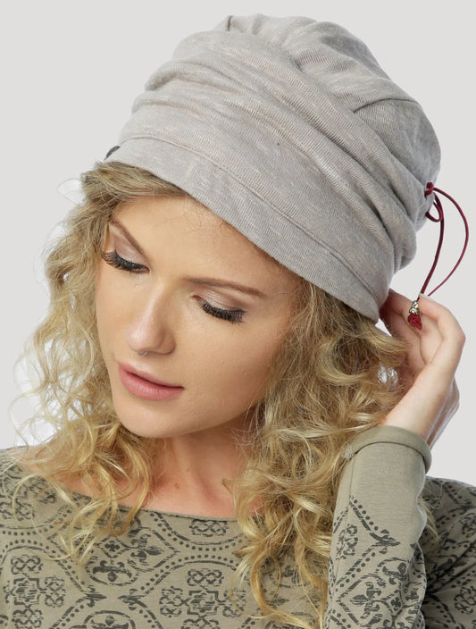 TURBAN Beanie In Cement