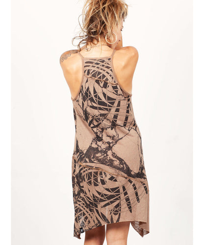 ZORVAN Mini Dress In Moka
