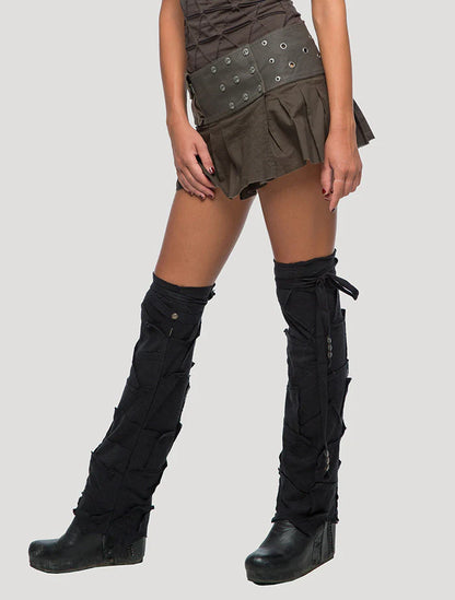 Abstract Pecoa Legwarmers - Black