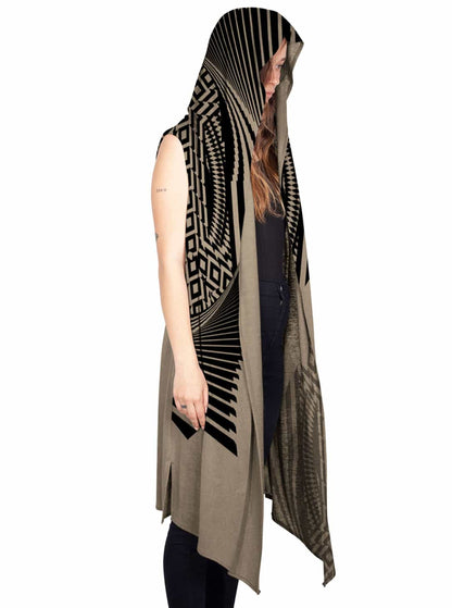 ATAR WO Kimono Vest In Moka