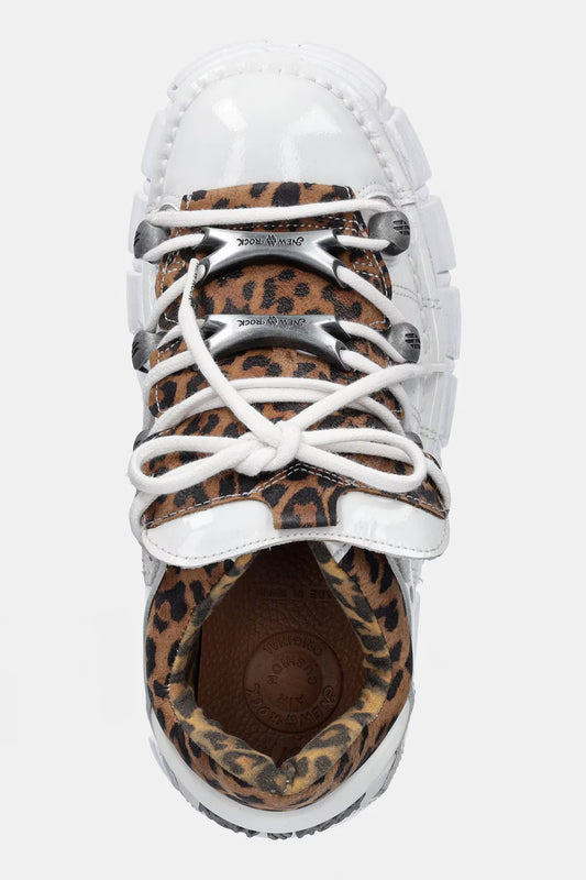 WHITE TIGER PLATFORM SNEAKERS