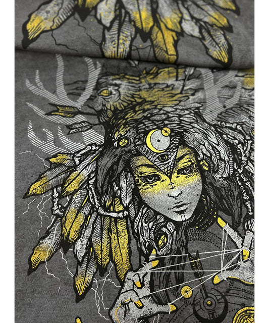 BANSHEE WOMAN Hood In Wash Grey