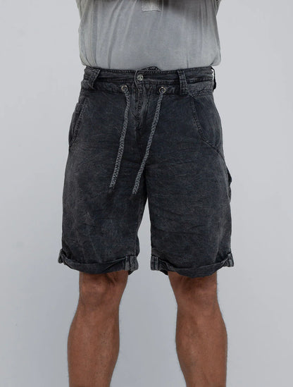 BOA Shorts In Washed Black
