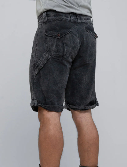 BOA Shorts In Washed Black