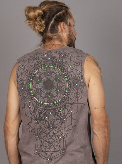 SHII Tank Top In Brown