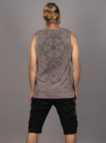 SHII Tank Top In Brown