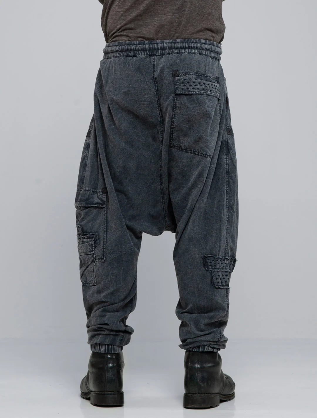 BORO Pants In Washed Black