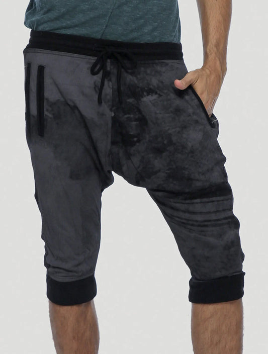 BRUSH Shorts In Black-Charcoal
