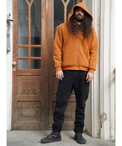 CEBURASHKA Hooded Jacket In Orange