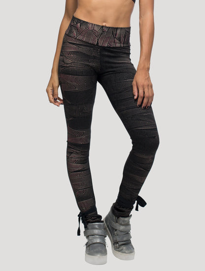 Crystal Leggings In Black