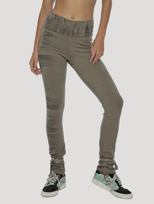 Crystal Leggings In Cement