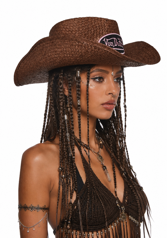 DUST COWBOY HAT - BROWN