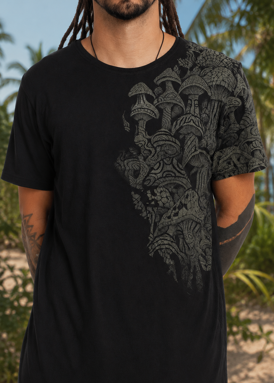 DEEP FOREST T-Shirt In Black