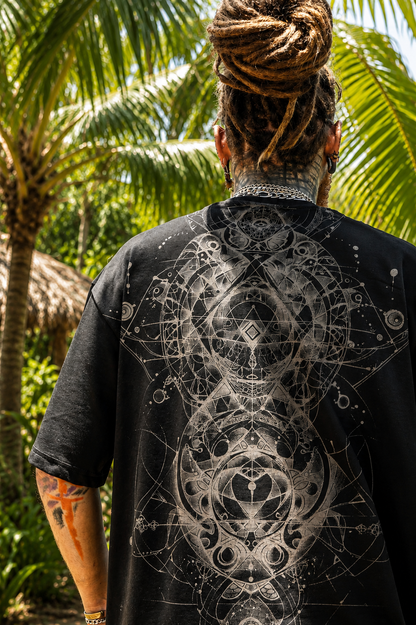 ORNAMENT GALAXY T-Shirt In Black