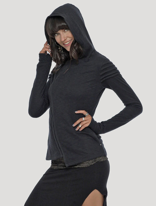 DOGON LIGHT Hood Jumper In Black