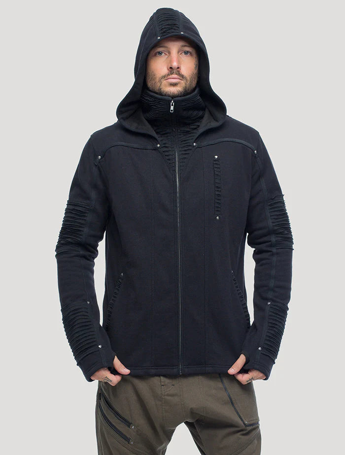 DHARMA Hood Jacket In Black
