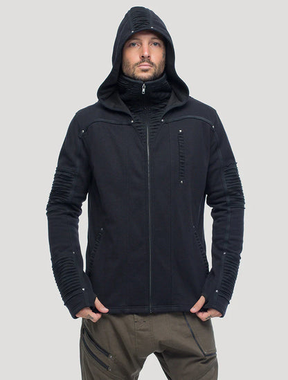 DHARMA Hood Jacket In Black