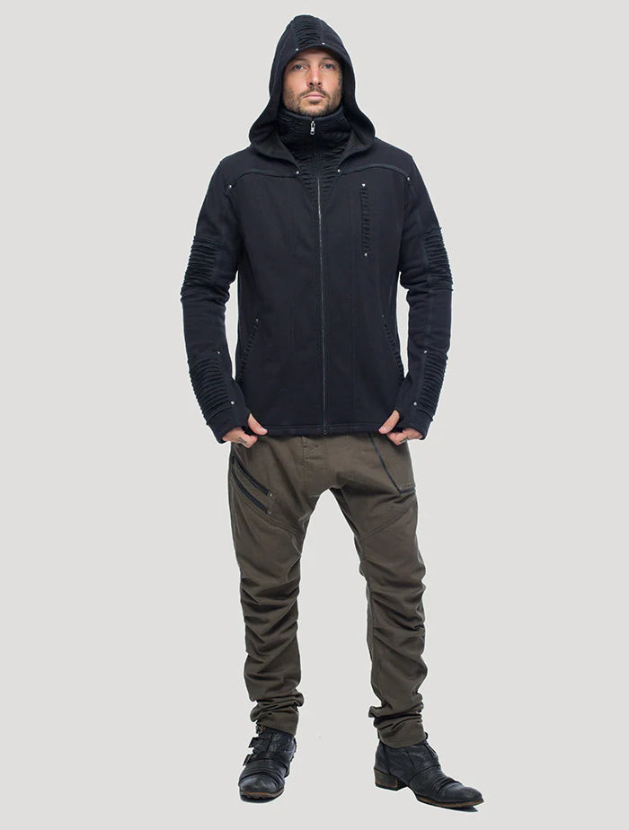 DHARMA Hood Jacket In Black