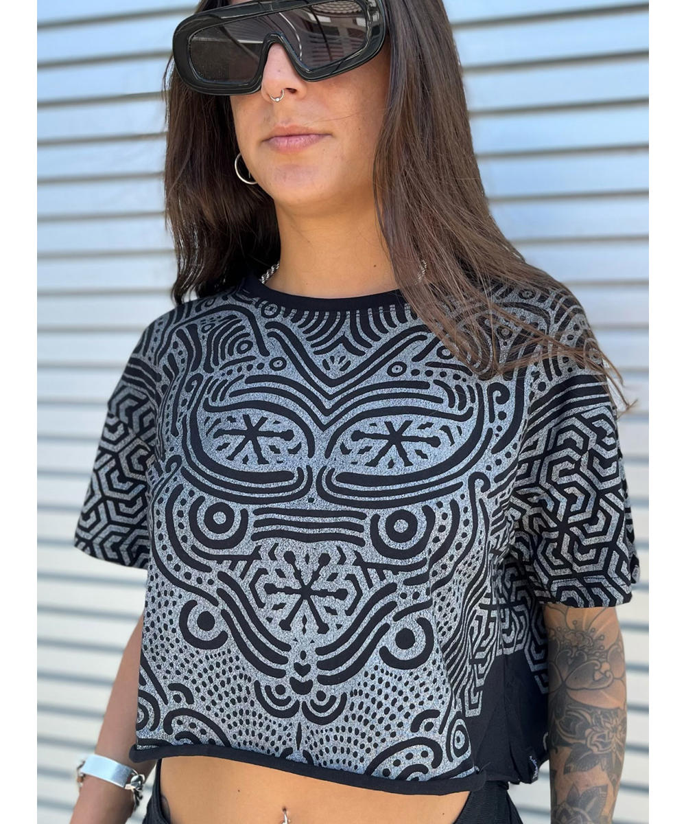 LOSS Crop Top In Black