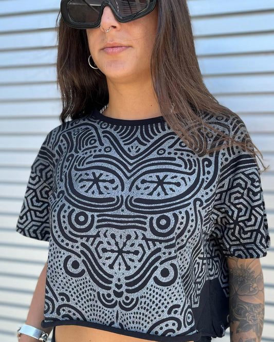 LOSS Crop Top In Black
