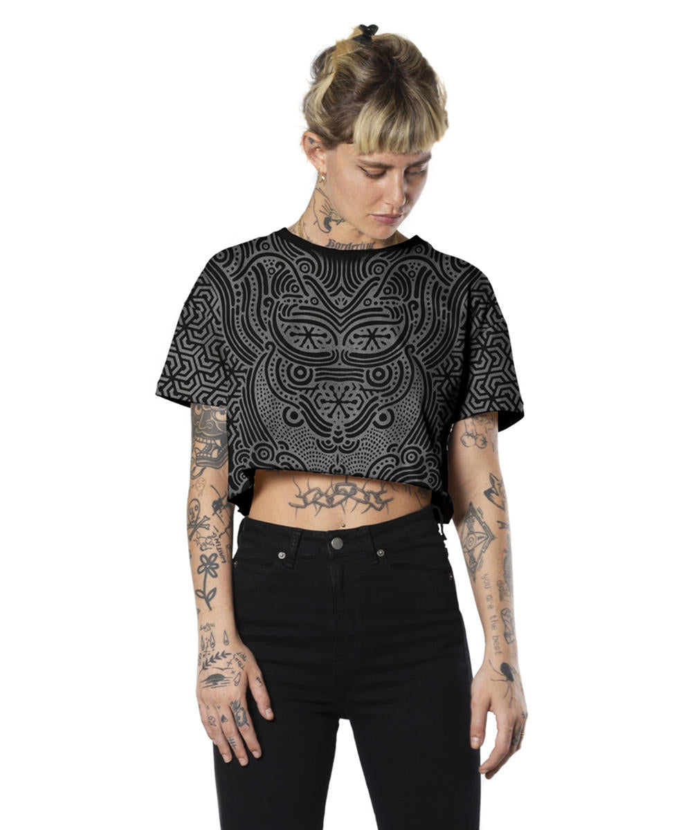 LOSS Crop Top In Black