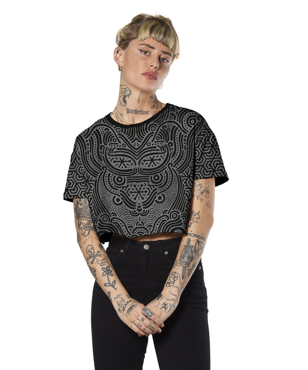 LOSS Crop Top In Black
