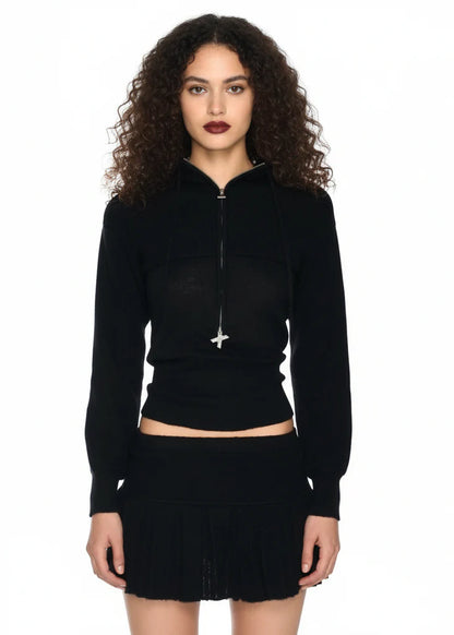 Knit Top In Black