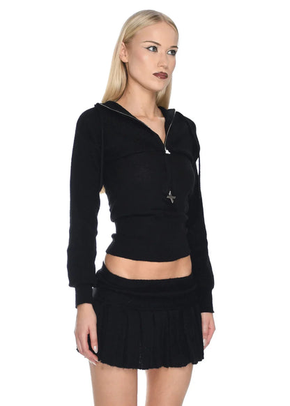Knit Top In Black