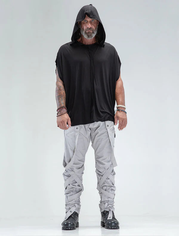 DRAGONFLY Hoodie Sleeveless Tee In Black