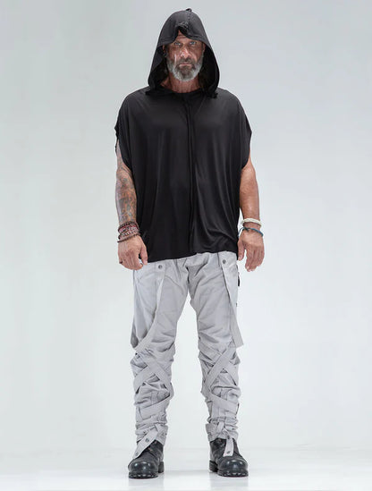 DRAGONFLY Hoodie Sleeveless Tee In Black