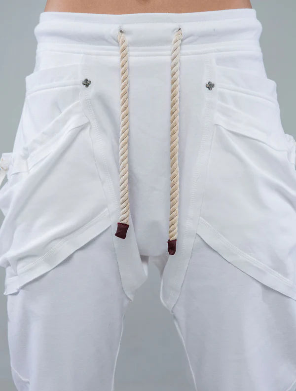 DYSTOPIA 3/4 Pants In Off-White