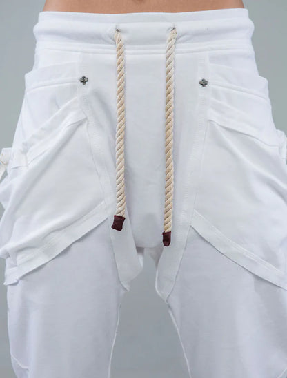 DYSTOPIA 3/4 Pants In Off-White