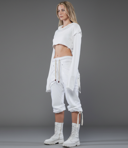 DYSTOPIA 3/4 Pants In Off-White