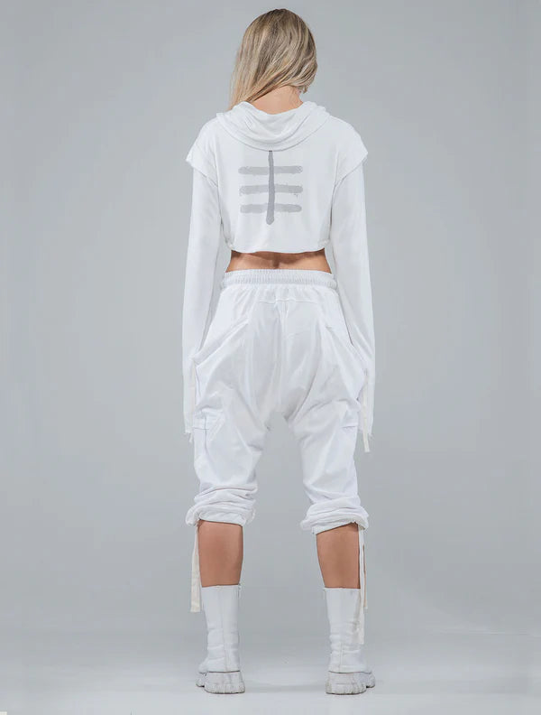 DYSTOPIA 3/4 Pants In Off-White