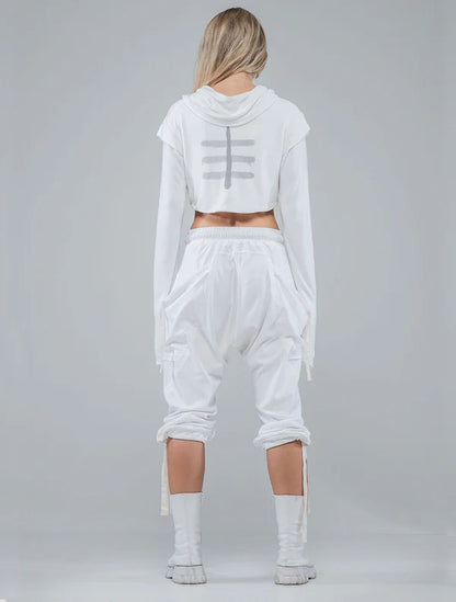DYSTOPIA 3/4 Pants In Off-White