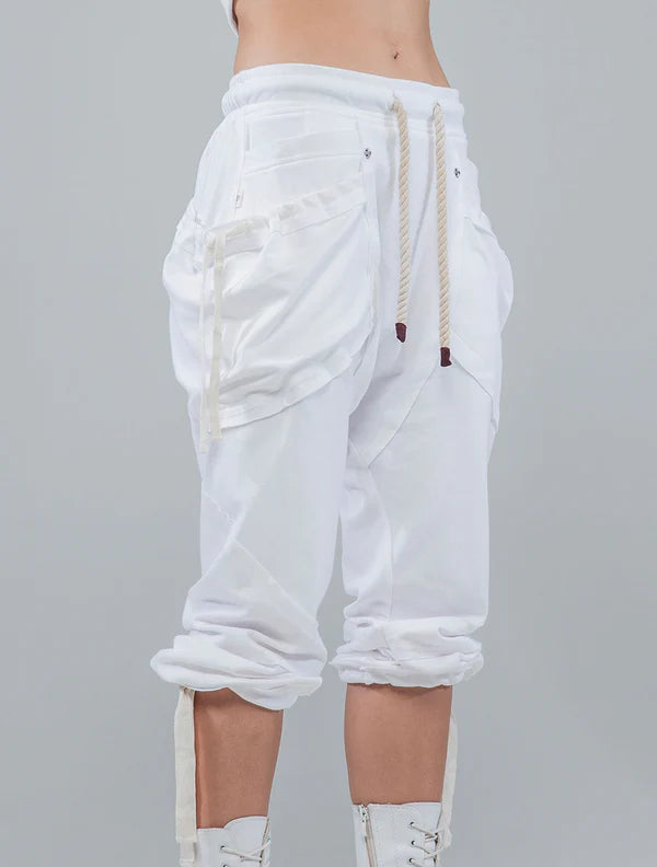 DYSTOPIA 3/4 Pants In Off-White