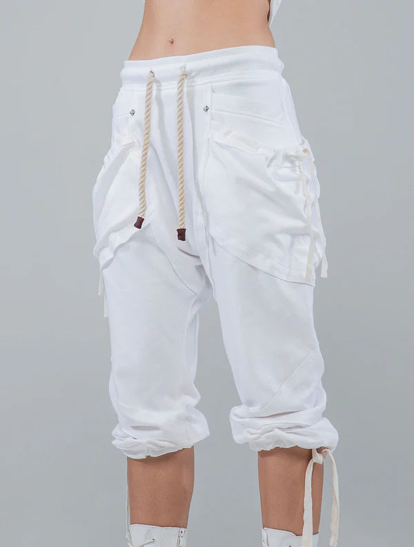 DYSTOPIA 3/4 Pants In Off-White