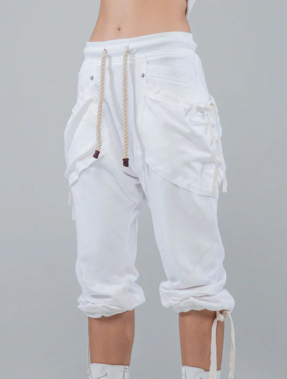 DYSTOPIA 3/4 Pants In Off-White