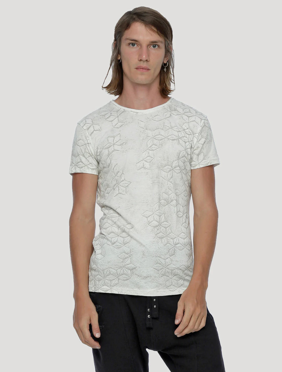F.O.L FLOWER OF LIFE T-Shirt In Off-White