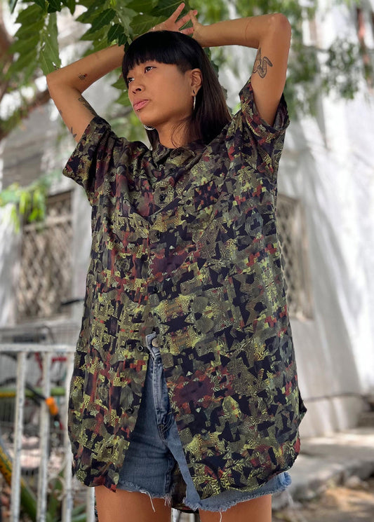 FUNTASM JUNGLE WO Button Shirt In Brown